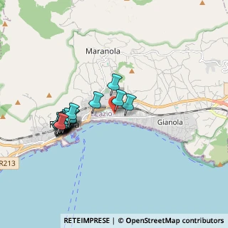 Mappa Via degli Aranci, 04023 Formia LT, Italia (1.9405)