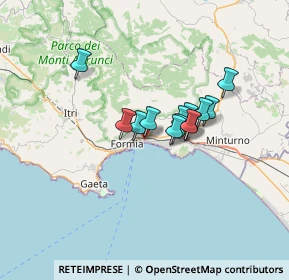 Mappa Via degli Aranci, 04023 Formia LT, Italia (4.74769)