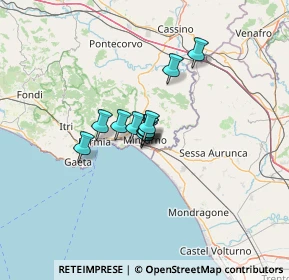 Mappa Via Principe di Piemonte, 04026 Minturno LT, Italia (7.08091)