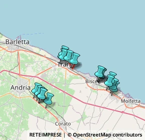 Mappa Via Ing. Domenico Tolomeo, 76125 Trani BT, Italia (7.1285)