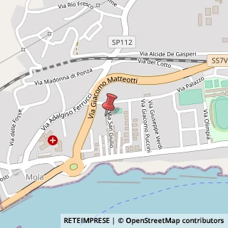 Mappa Via San Giulio, 51, 04023 Formia, Latina (Lazio)