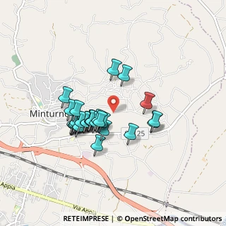 Mappa Via Monte della Guardia, 04026 Minturno LT, Italia (0.76207)