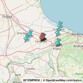 Mappa Via Livorno, 71042 Cerignola FG, Italia (8.09909)