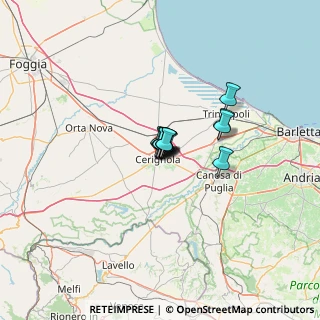 Mappa Via Livorno, 71042 Cerignola FG, Italia (5.32333)