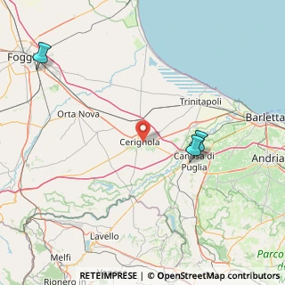 Mappa Via Foligno, 71042 Cerignola FG, Italia (48.32923)