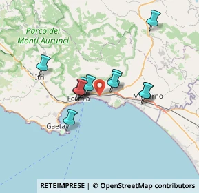 Mappa Via Mar Tirreno, 04023 Formia LT, Italia (5.67)