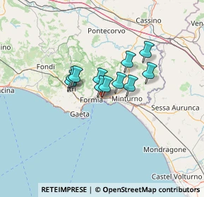 Mappa Via Mar Tirreno, 04023 Formia LT, Italia (8.43)