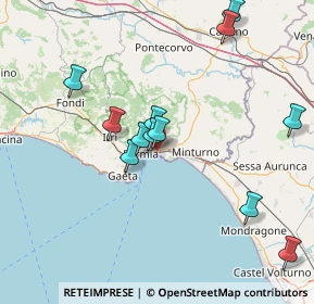 Mappa Via Mar Tirreno, 04023 Formia LT, Italia (16.3575)