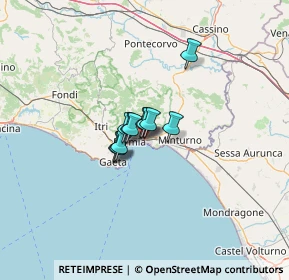 Mappa Via Mar Tirreno, 04023 Formia LT, Italia (5.95545)
