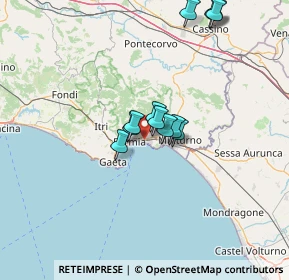Mappa Via Mar Tirreno, 04023 Formia LT, Italia (12.7175)