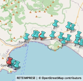 Mappa Via Mar Tirreno, 04023 Formia LT, Italia (5.363)