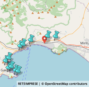 Mappa Via Mar Tirreno, 04023 Formia LT, Italia (5.79273)