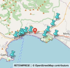 Mappa Via Mar Tirreno, 04023 Formia LT, Italia (3.94417)