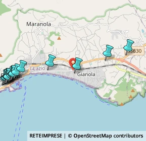 Mappa Via Mar Tirreno, 04023 Formia LT, Italia (3.22875)