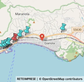 Mappa Via Mar Tirreno, 04023 Formia LT, Italia (3.14455)