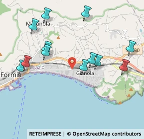 Mappa Via Mar Tirreno, 04023 Formia LT, Italia (2.3025)