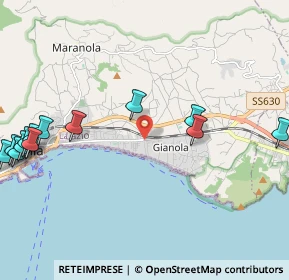 Mappa Via Mar Tirreno, 04023 Formia LT, Italia (2.95692)