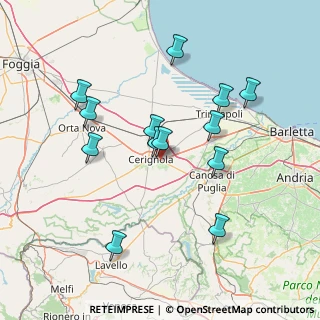 Mappa SP 231, 71042 Cerignola FG (15.37077)
