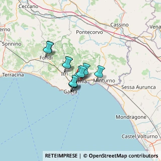 Mappa Largo Zodiaco, 04023 Formia LT, Italia (7.76182)