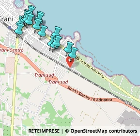 Mappa Via Domenico Tolomeo, 76125 Trani BT, Italia (1.3815)