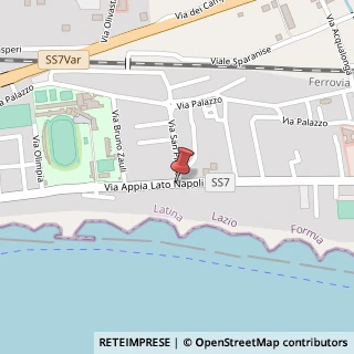Mappa Via San Pietro, 5, 04023 Formia, Latina (Lazio)