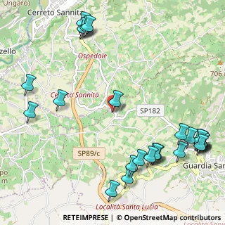 Mappa Via Cervillo, 82034 Guardia Sanframondi BN, Italia (1.58214)