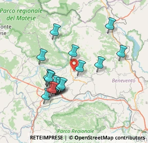 Mappa Via Cervillo, 82034 Guardia Sanframondi BN, Italia (7.0625)