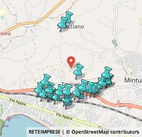 Mappa Via Festarola, 04026 Minturno LT, Italia (1.06)
