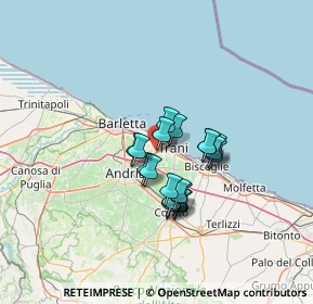 Mappa SP  Trani - Andria, 76125 Trani BT, Italia (10.1045)