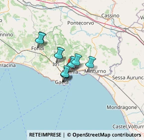 Mappa Via Filippo Sciarra, 04023 Formia LT, Italia (7.78)