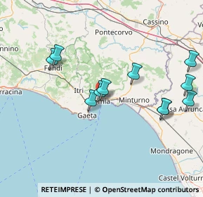 Mappa Via Filippo Sciarra, 04023 Formia LT, Italia (16.65364)