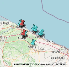 Mappa Viale Paolo de Gemmis, 76125 Trani BT, Italia (10.554)