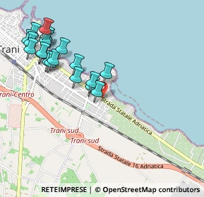 Mappa Viale Paolo de Gemmis, 76125 Trani BT, Italia (1.1815)