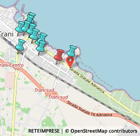 Mappa Viale Paolo de Gemmis, 76125 Trani BT, Italia (1.26167)