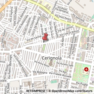 Mappa Via Vittorio Veneto, 75, 71042 Cerignola, Foggia (Puglia)