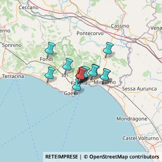 Mappa Via Madonna di Ponza, 04023 Formia LT, Italia (7.07286)