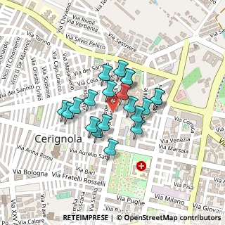 Mappa Via Felice Cavallotti, 71042 Cerignola FG, Italia (0.1615)