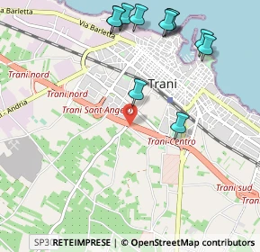 Mappa Via Sant' Angelo, 76125 Trani BT, Italia (1.32909)