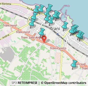 Mappa Via Sant' Angelo, 76125 Trani BT, Italia (1.21111)