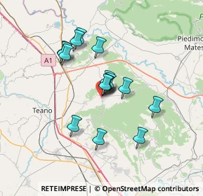 Mappa Via Antonio Meucci, 81051 Pietramelara CE, Italia (5.7625)