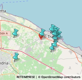 Mappa S.P. Trani-Andria Km. 1, 76125 Trani BT, Italia (3.21455)