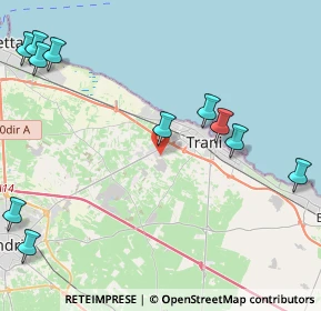 Mappa S.P. Trani-Andria Km. 1, 76125 Trani BT, Italia (6.01364)