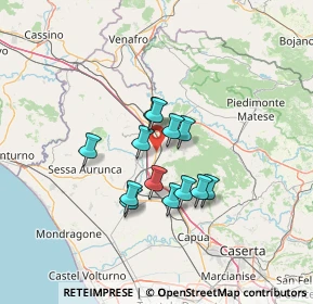 Mappa S. s. Casilina Km 178, 81057 Teano CE, Italia (10.35385)