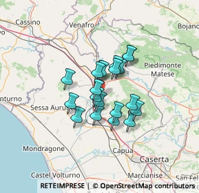 Mappa S. s. Casilina Km 178, 81057 Teano CE, Italia (9.298)