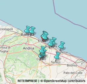 Mappa Piazza Antonio Cezza, 76125 Trani BT, Italia (9.62231)