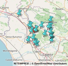 Mappa Unnamed Road, 81051 Pietramelara CE, Italia (11.54053)