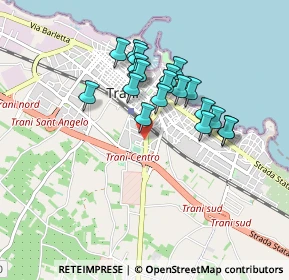 Mappa Via Giorgio Amendola, 76125 Trani BT, Italia (0.7835)