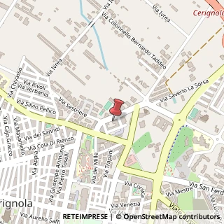 Mappa Via Trinitapoli, 26, 71042 Cerignola, Foggia (Puglia)