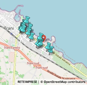 Mappa Via Galileo Galilei, 76125 Trani BT, Italia (0.8775)