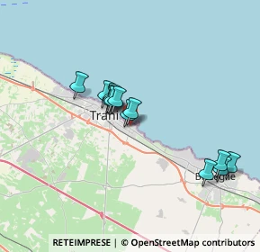 Mappa Via Galileo Galilei, 76125 Trani BT, Italia (3.12769)